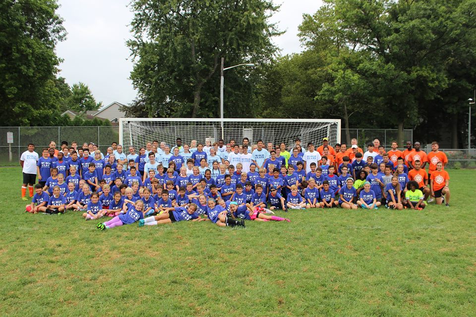 World Class Soccer Camp group photo